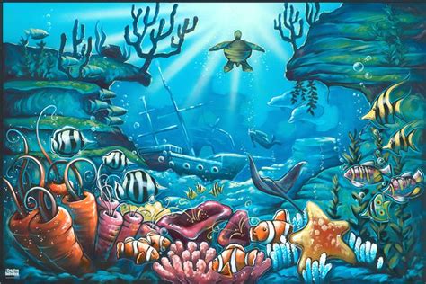 marine life drawing ideas|Captivating Ocean Art: 17 Ocean Drawing Ideas » Beingdraw.